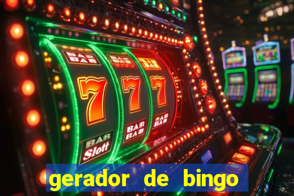 gerador de bingo cha de bebe